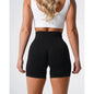 Spandex Solid Seamless Shorts Women  Workout Tights Fitness Yoga Pants
