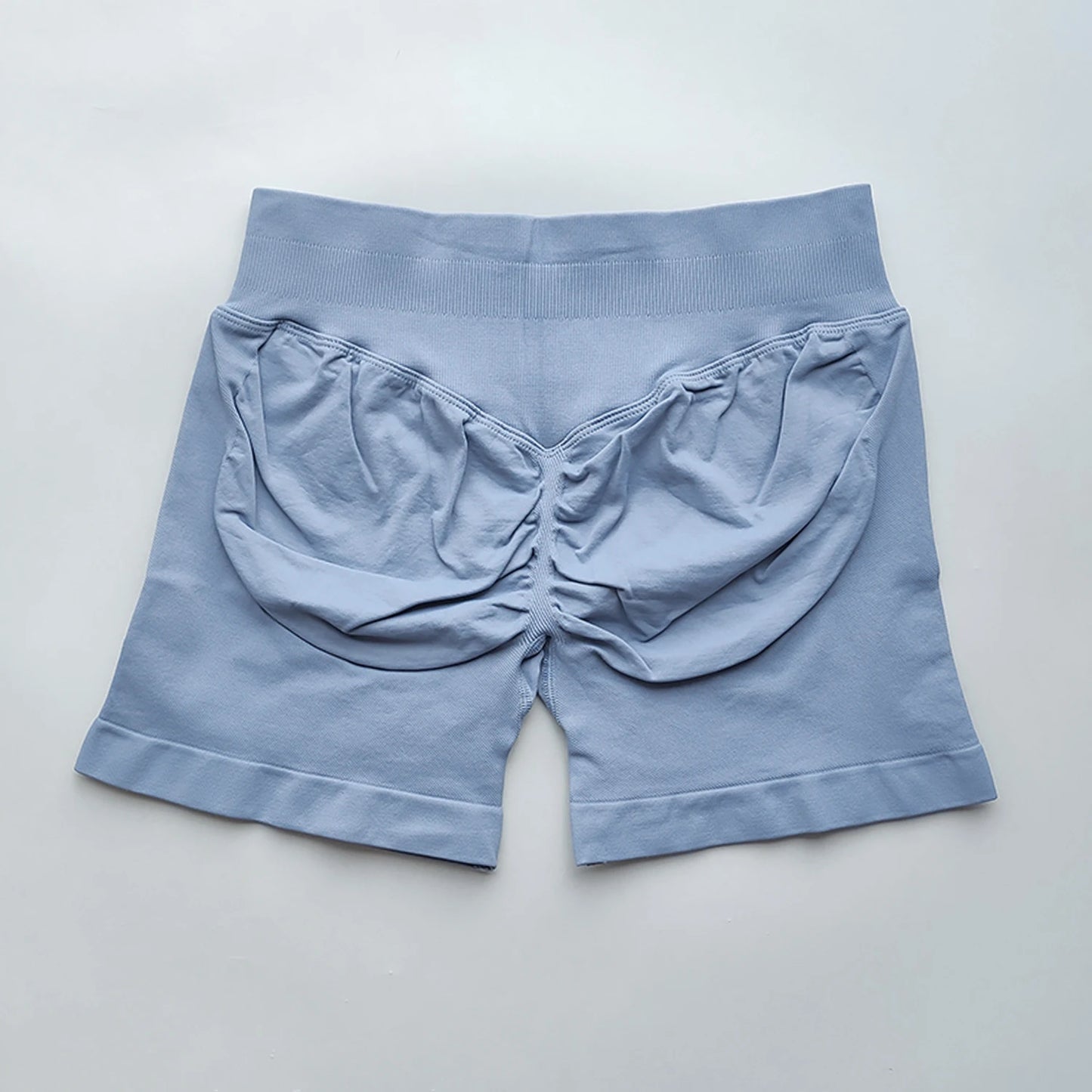 Shorts Seamless Gym Shorts Women, Fitness Sports Low Ribbed Band Workout Shorts