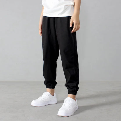Unisex Toddler Jogger Pants Boys' Cotton Sweatpants Spring Baby Pants Children's Mosquito Trousers Summer Girls' Casual Clothes
