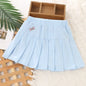 Girls Skirt Summer Cute Outer Wear Casual Simple Pleated Kids Skirt Design 4-10Y