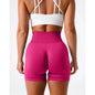Spandex Solid Seamless Shorts Women  Workout Tights Fitness Yoga Pants