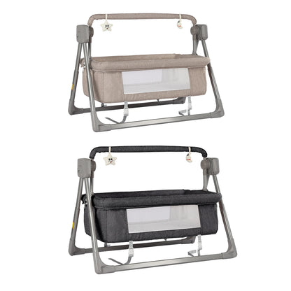 Electric cradle Baby Swing Bed, Automatic Rocking Recliner Crib Basket, Music Remoter Control Sleeping