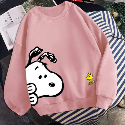 Snoopy Boys and girls sweatshirts shirt long-sleeved sweater coat