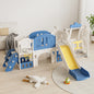 Kids Slide for Toddlers Age 1-4, 11in 1 Baby Slide Outdoor Indoor Playground with Basketball Hoop