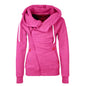 Popular Women's Clothing American Sports Cardigan Side Zipper Hooded Sweatshirt Jacket