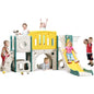 8 in 1 Toddler Slide Set, Toddler Climber Slide PlaySet with Basketball Hoop,Outdoor Indoor Playground