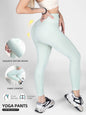 High Waisted Yoga Pants for Women - Tummy Control Workout Leggings with Pockets