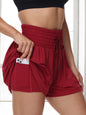 2 in 1 Athletic Shorts for Women High Waisted Gym Yoga running.
