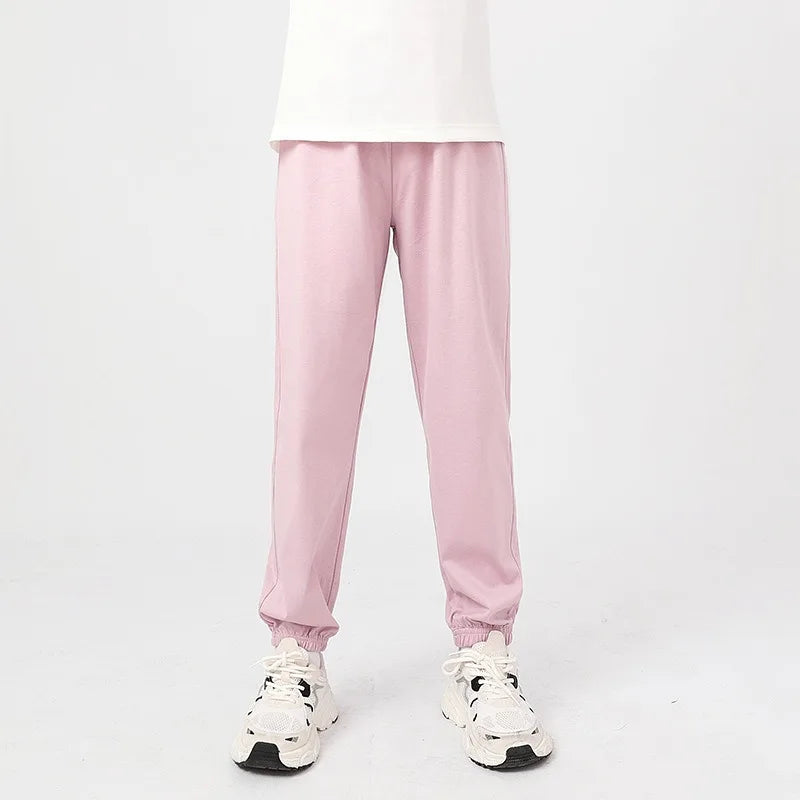 Unisex Toddler Jogger Pants Boys' Cotton Sweatpants Spring Baby Pants Children's Mosquito Trousers Summer Girls' Casual Clothes