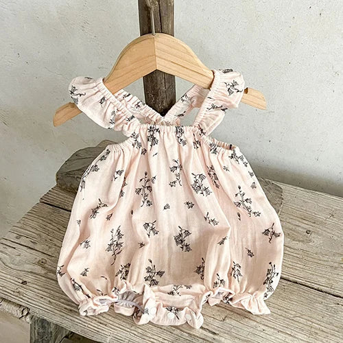 Newborn Baby Girl Romper Sleeveless Baby Girls Jumpsuit 0-24M Baby Girls Clothes