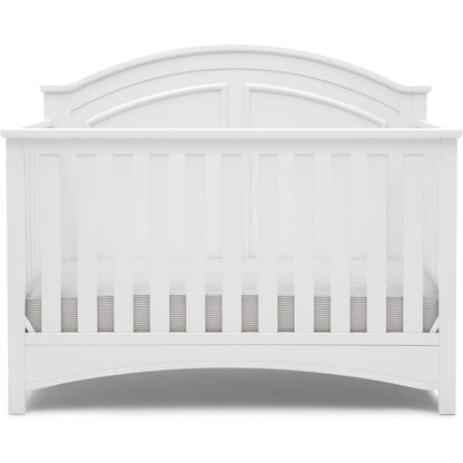 6-in-1 Convertible Crib Greenguard Gold Certified Bianca White for Nursery