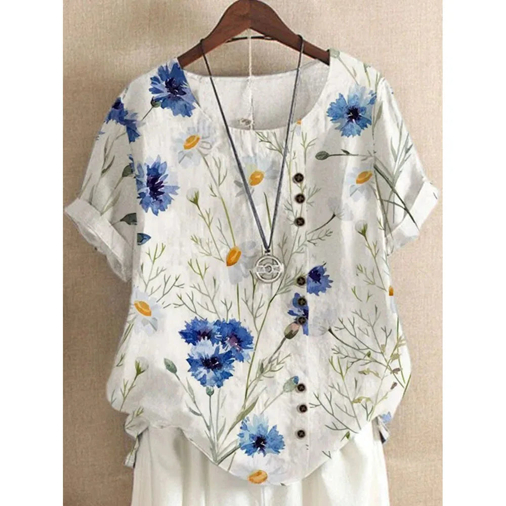 Short Sleeve T-shirts Woman Tops Loose fit T Shirt Women Clothes