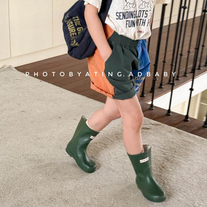 Summer New Children Casual Shorts  Cartoon Embroidery Girls Shorts  Baby Boys Short Pants