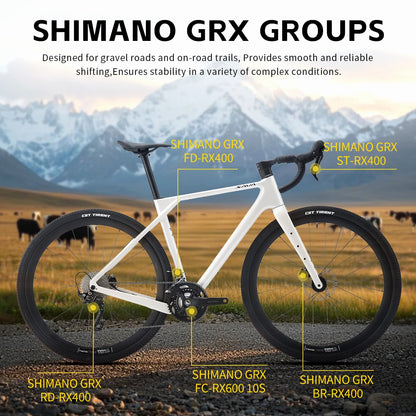R21 Gelaro S6/S4 Gravel Bike, All-Terrain Off-Road Bike