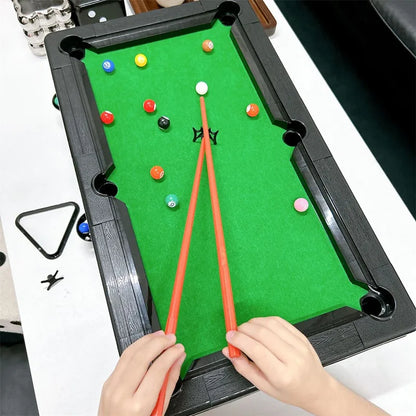 Fun Billiards table game , whole family, enhance parent-child interaction