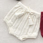 Kids Knitted Shorts Newborn Girls Tassels Shorts Cotton Knitting Design