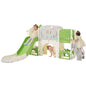 11 in 1 Toddler Slide,  for Ages 1-3 with Basketball Hoop, Playset Structure, Arch Tunnel Telescope