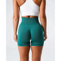 Spandex Solid Seamless Shorts Women  Workout Tights Fitness Yoga Pants
