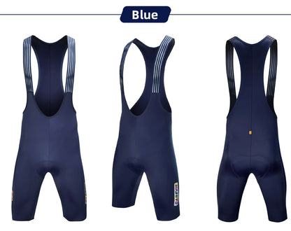 Cycling Bib Shorts Seamless, ELASTIC-INTERFACE Pad Cycling Shorts, Leg Gripper Men's Shorts