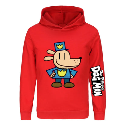 Kids Fashion Cartoon dogman Clothes Printed Sweaters Baby Girls Hoody Sweatshirts Boys Long Sleeves