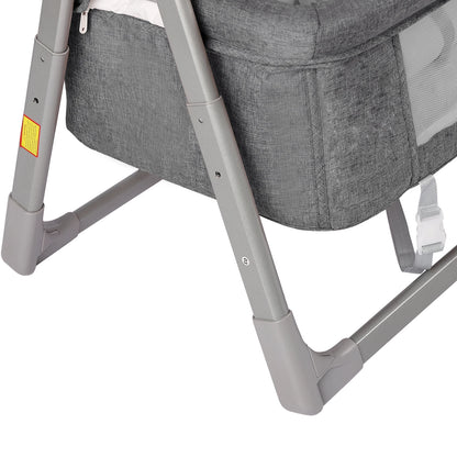 Electric cradle Baby Swing Bed, Automatic Rocking Recliner Crib Basket, Music Remoter Control Sleeping