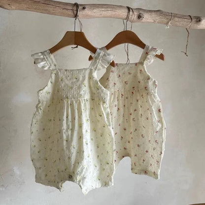 Newborn Baby Girl Romper Sleeveless Baby Girls Jumpsuit 0-24M Baby Girls Clothes