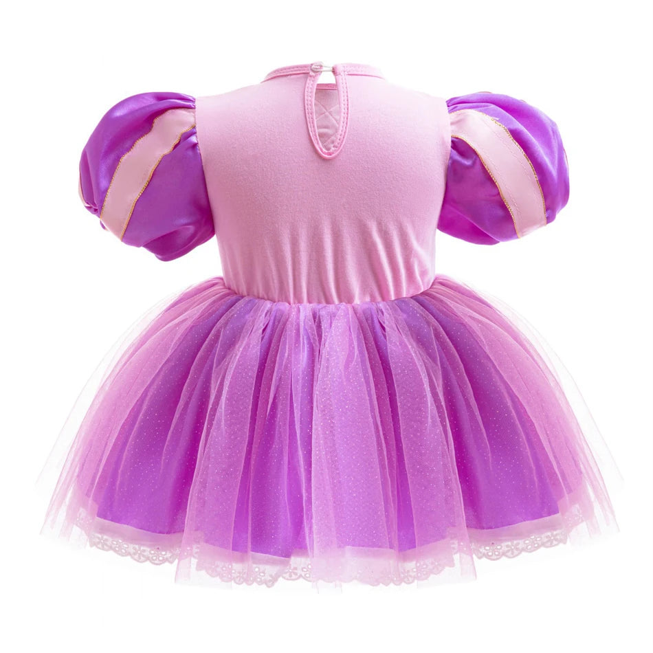 Baby Princess Romper for Girls with Headband 6M 12M Costume