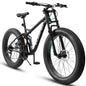 26 inch Mountain Bike,  21 Speeds, Drivetrain with Disc-Brake , 26*4" Fat tire Bike for Men or Women.