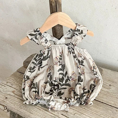 Newborn Baby Girl Romper Sleeveless Baby Girls Jumpsuit 0-24M Baby Girls Clothes
