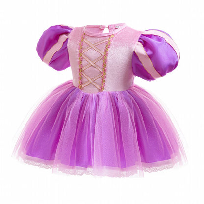 Baby Princess Romper for Girls with Headband 6M 12M Costume