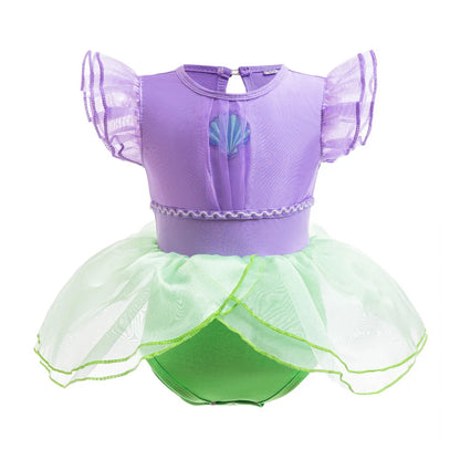 Baby Princess Romper for Girls with Headband 6M 12M Costume