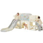 11 in 1 Toddler Slide,  for Ages 1-3 with Basketball Hoop, Playset Structure, Arch Tunnel Telescope