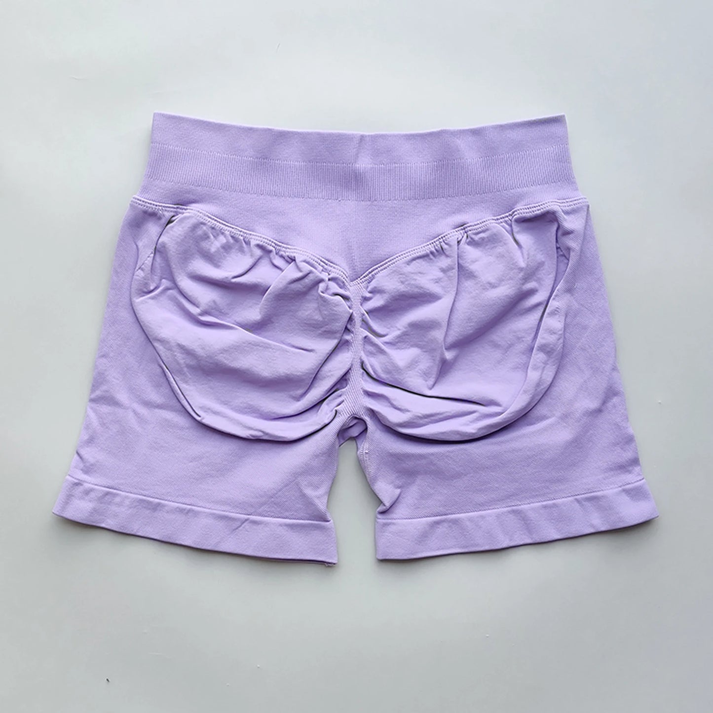 Shorts Seamless Gym Shorts Women, Fitness Sports Low Ribbed Band Workout Shorts
