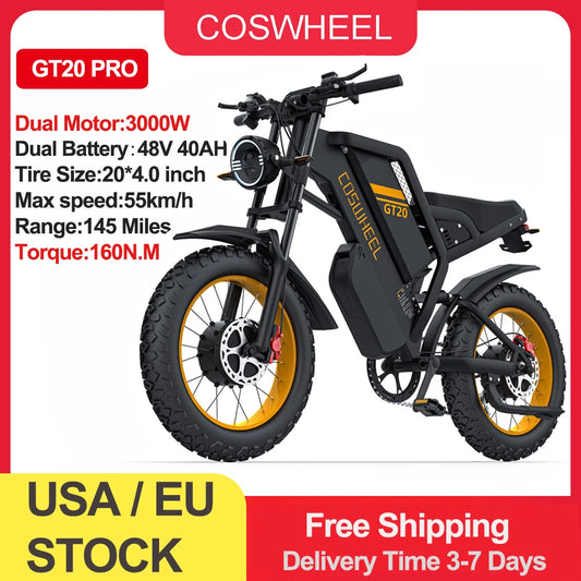 1500/3000W Electric bike 48V 25ah/40AH Mountain bikes Electric Off Road Bike Fat Tires Ebike