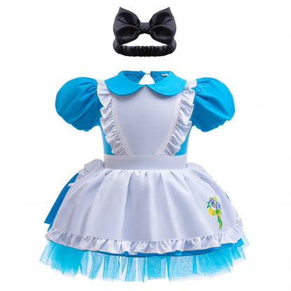 Baby Princess Romper for Girls with Headband 6M 12M Costume