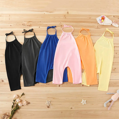 Toddler Jumpsuit Baby Clothes Girls Children Fashion Overalls Pants 1-8 Years