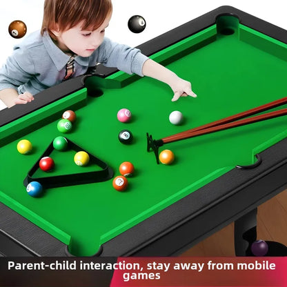 Fun Billiards table game , whole family, enhance parent-child interaction