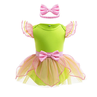 Baby Princess Romper for Girls with Headband 6M 12M Costume