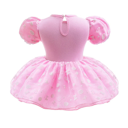 Baby Princess Romper for Girls with Headband 6M 12M Costume
