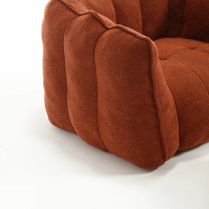 Soft Bean Bag Chair for living room and bedroom, comfortable Square Lazy Sofa with Footstool