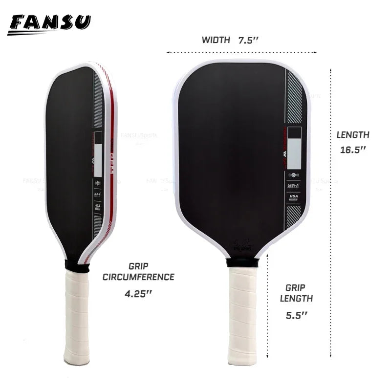16mm Pickleball Paddle GEN 4 TFP  T700 Carbon Fiber Surface