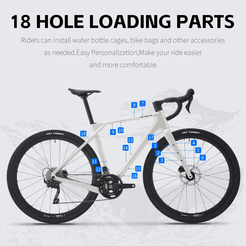 R21 Gelaro S6/S4 Gravel Bike, All-Terrain Off-Road Bike