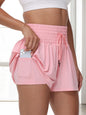 2 in 1 Athletic Shorts for Women High Waisted Gym Yoga running.