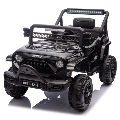 12V Kids Ride On Electric Truck Car W/Parents Control,2WD,Four-wheel suspension,Early education function,Adjustable volume