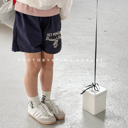 Summer New Children Casual Shorts  Cartoon Embroidery Girls Shorts  Baby Boys Short Pants