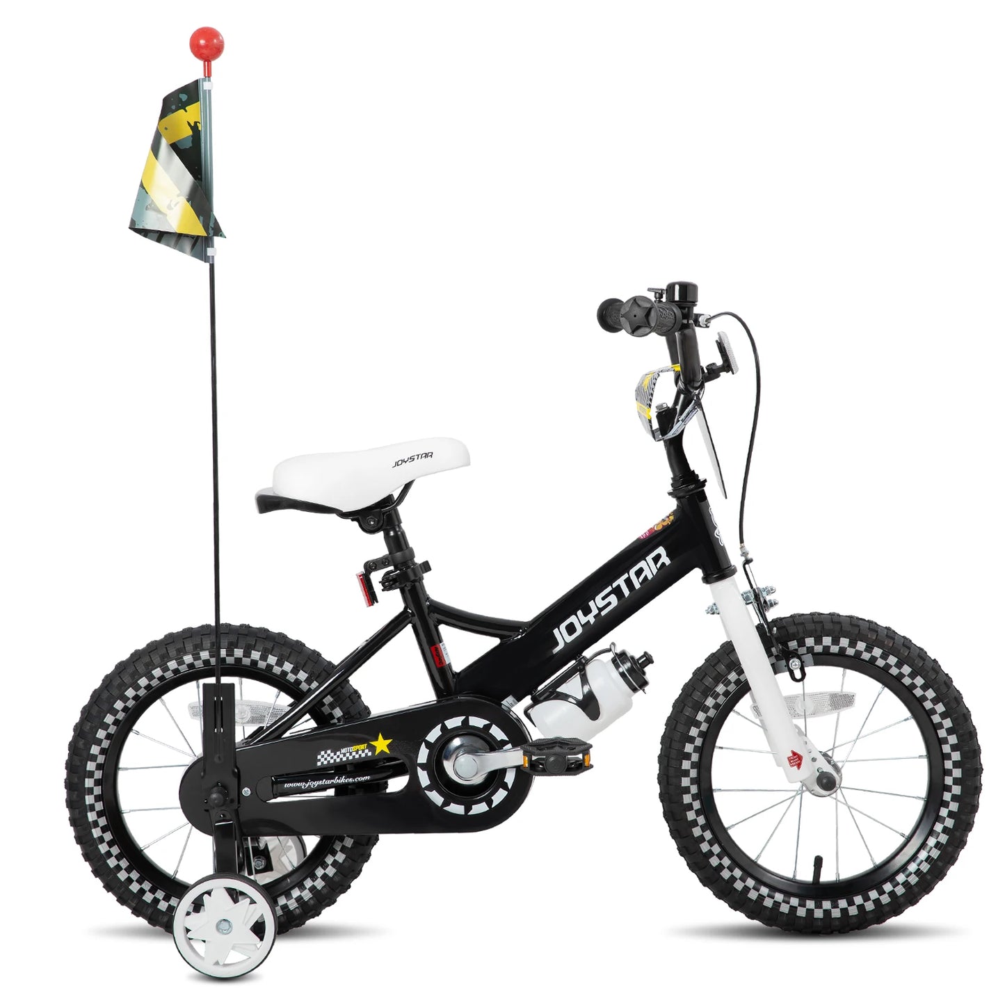 Kids Bike for Ages 2-7 Years kids, 12 14 16 Inch Girls Bikes with Doll Seat & Streamers, Boys Bike with Flag & Plate