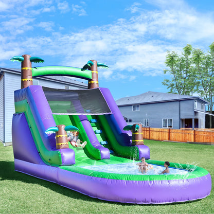 Children's Playground Inflatable water slide, bounce house and a 1100W Air blower 21ft/6.4M