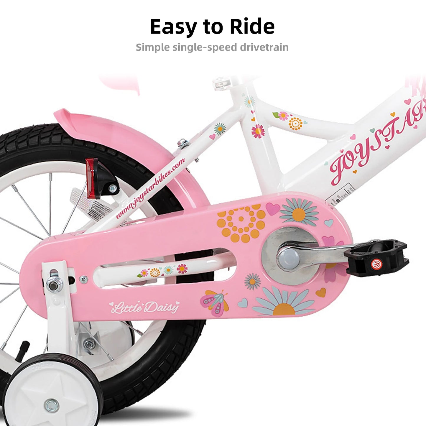 Kids Bike for Ages 2-7 Years kids, 12 14 16 Inch Girls Bikes with Doll Seat & Streamers, Boys Bike with Flag & Plate