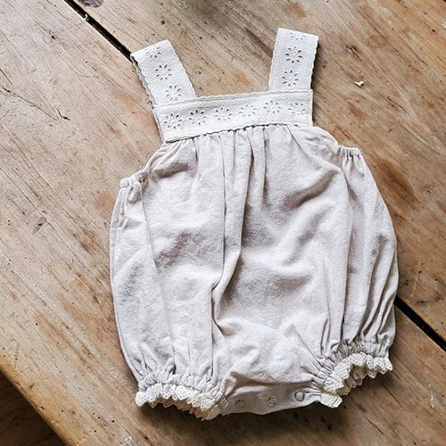 Newborn Baby Girl Romper Sleeveless Baby Girls Jumpsuit 0-24M Baby Girls Clothes