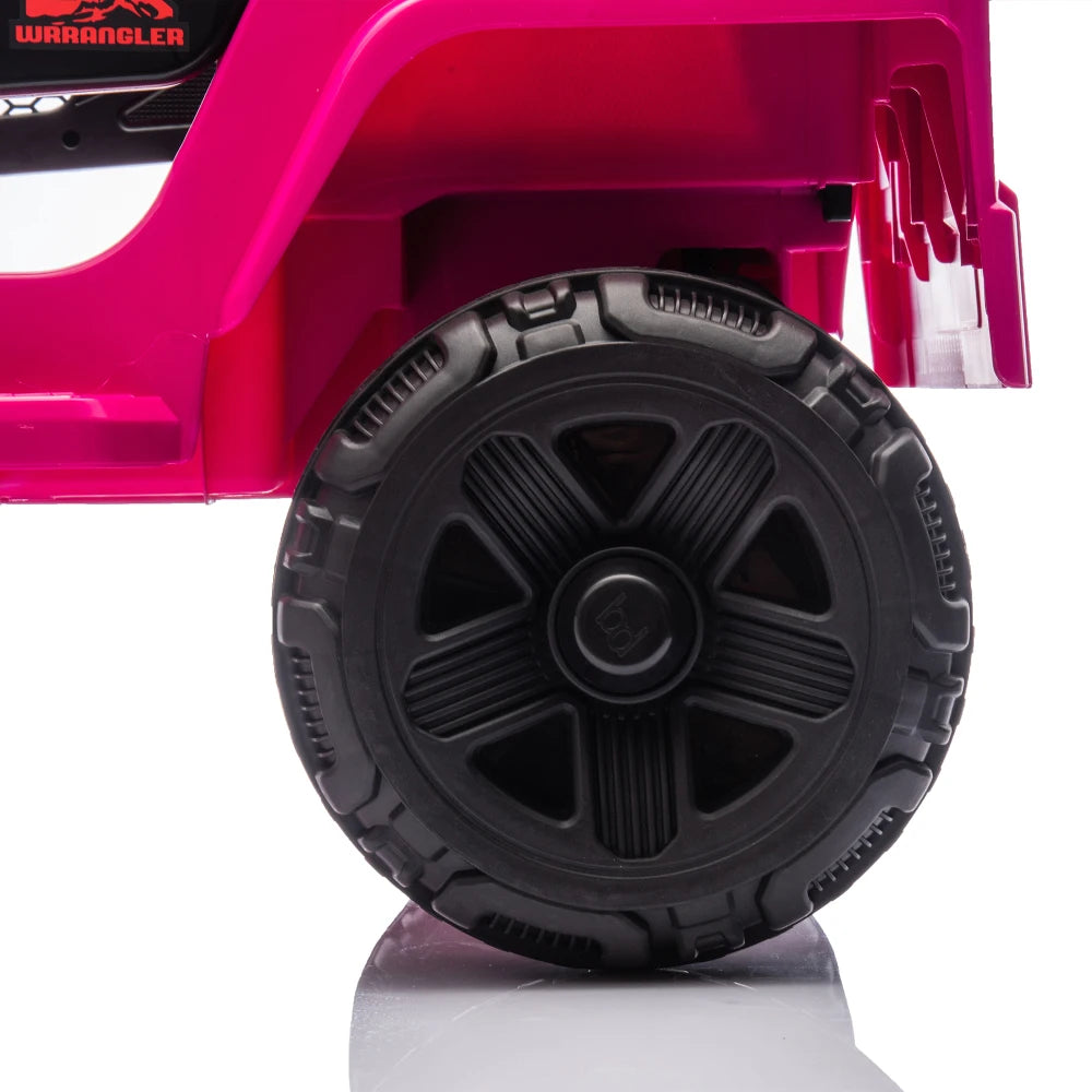 12V Kids Ride On Electric Truck Car W/Parents Control,2WD,Four-wheel suspension,Early education function,Adjustable volume